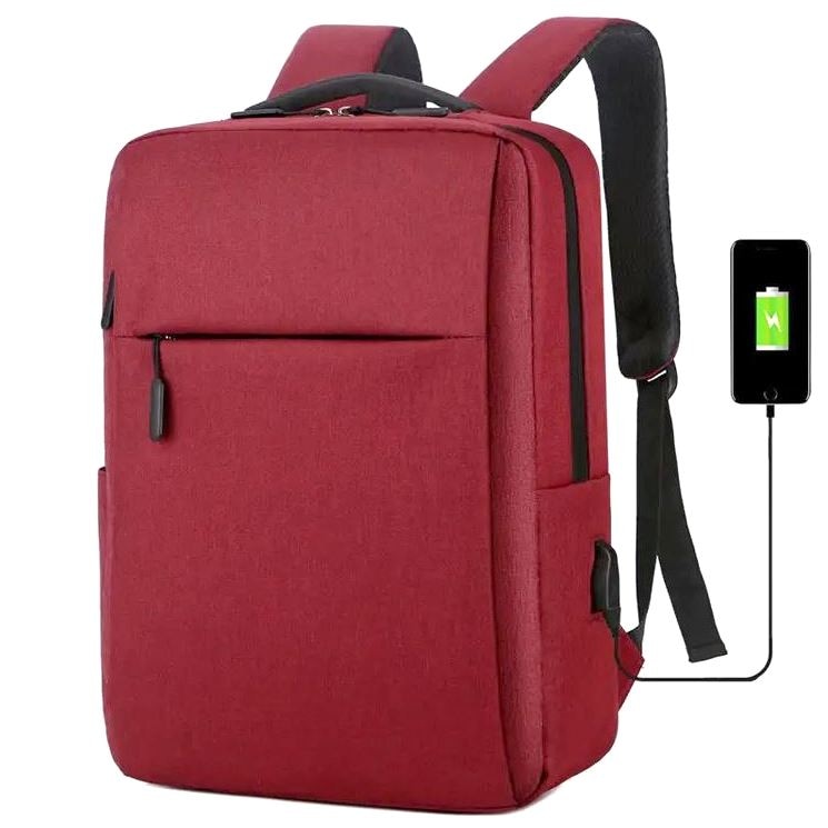 Rucsac Laptop Oxford Urban high-tech Rosu Bordeaux