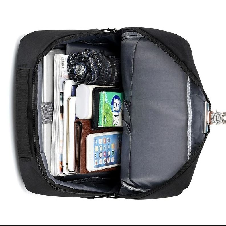 Rucsac Laptop Oxford Urban high-tech Rosu Bordeaux