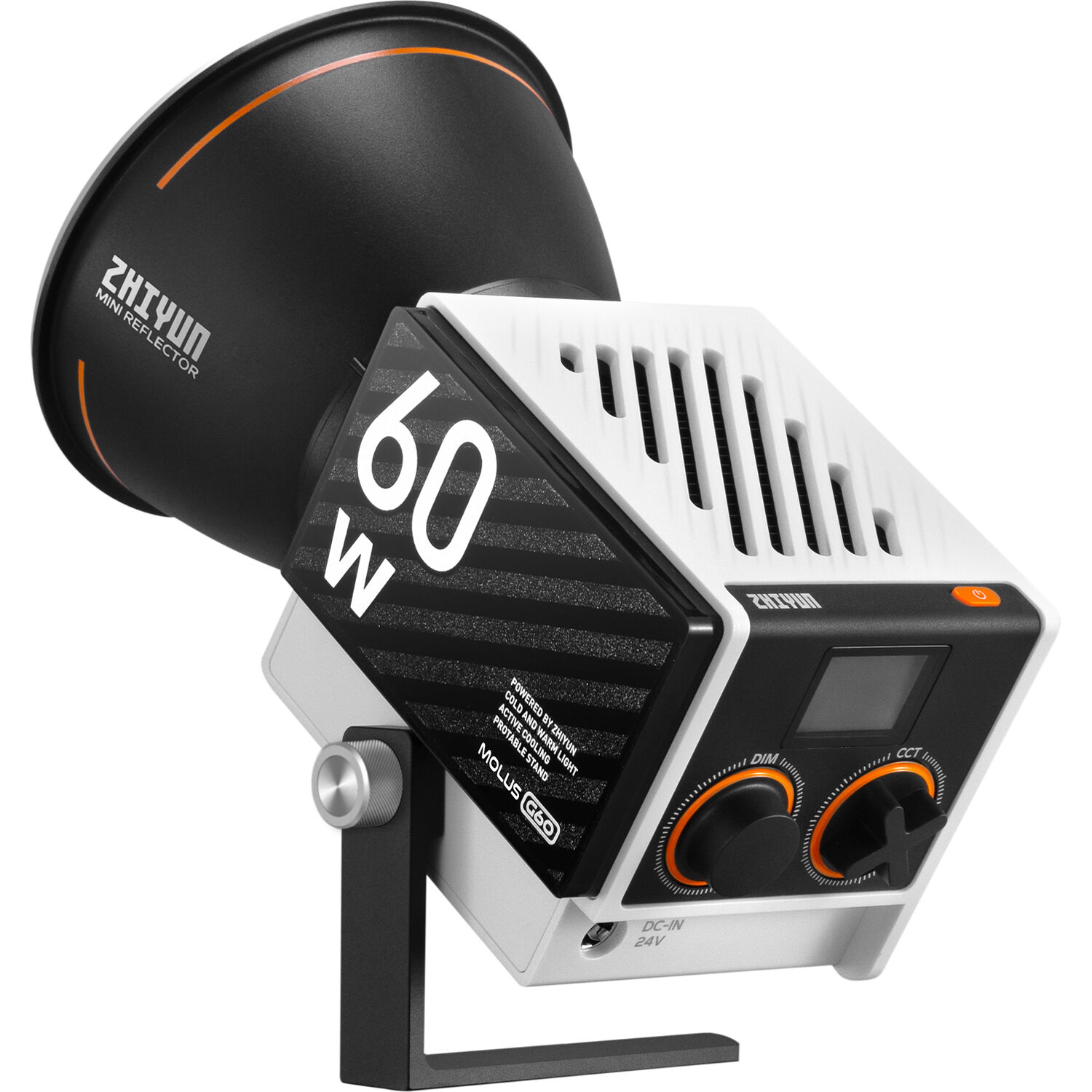 Lampa video profesionala LED, Zhiyun MOLUS G60, Bi-Color, COB