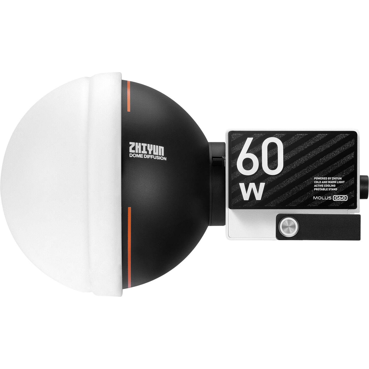 Lampa video profesionala LED, Zhiyun MOLUS G60, Bi-Color, COB