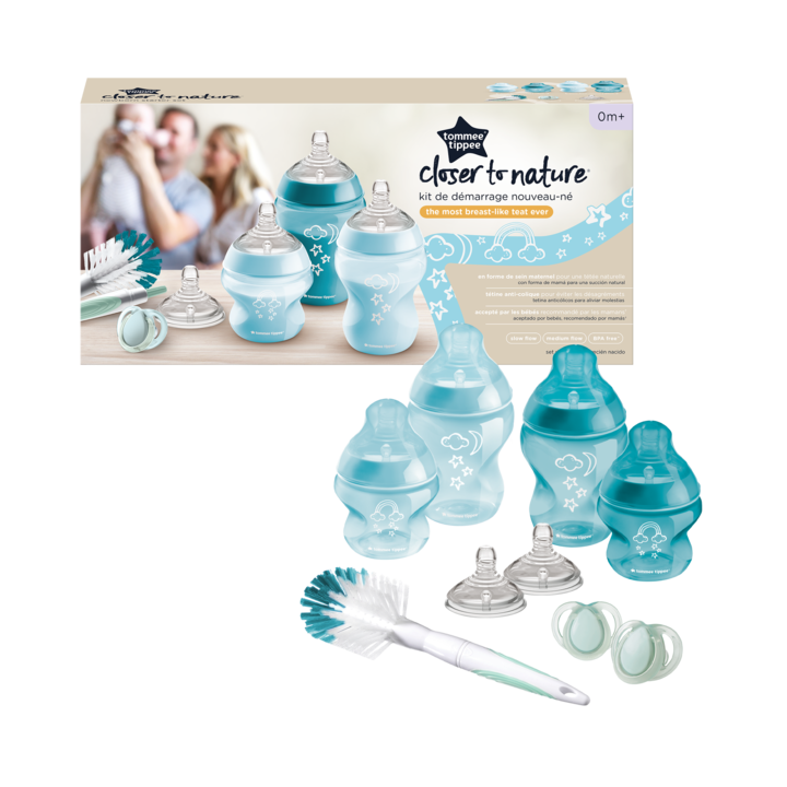 Комплект за новородено Tommee Tippee Closer to Nature, 0 месеца+, Син