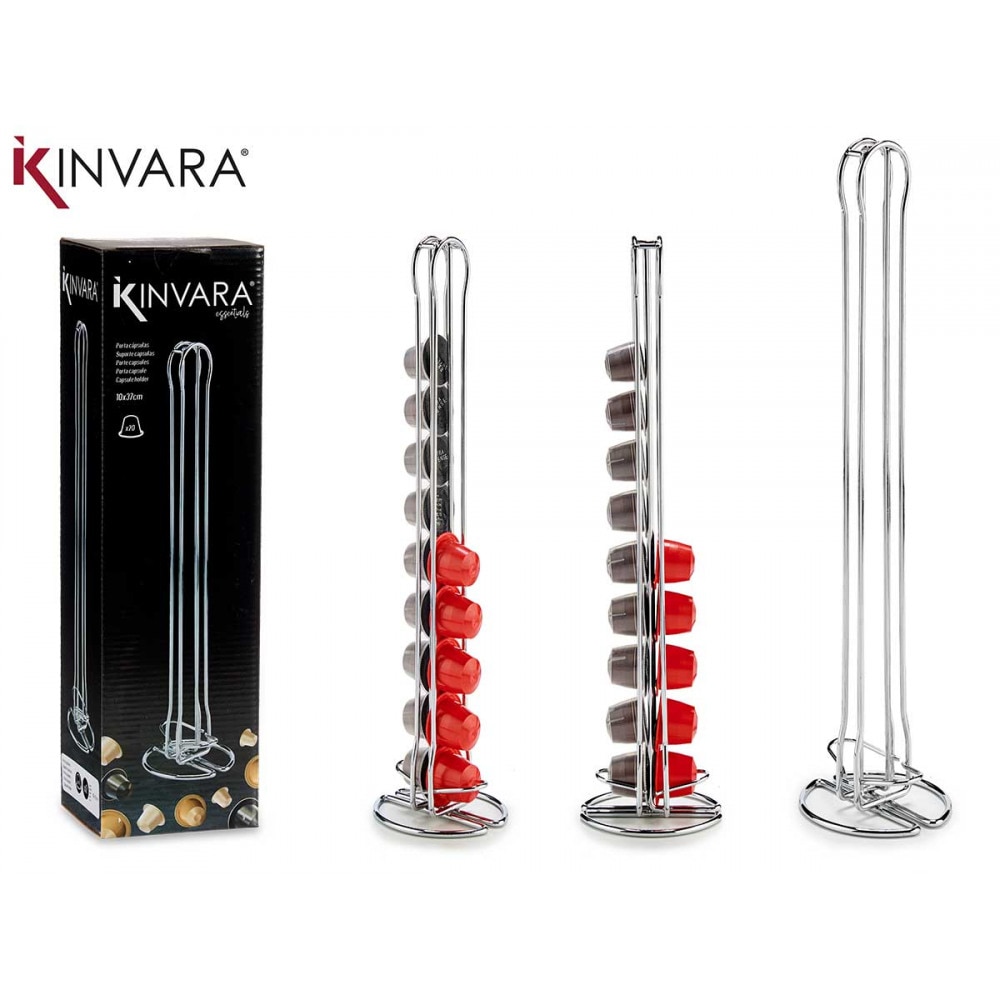 Поставка за 20 капсули Nespresso, неръждаема стомана - eMAG.bg