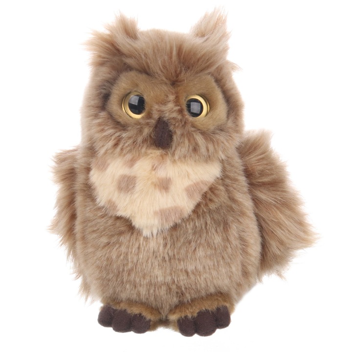 Боби - плюшена сова - 17 см