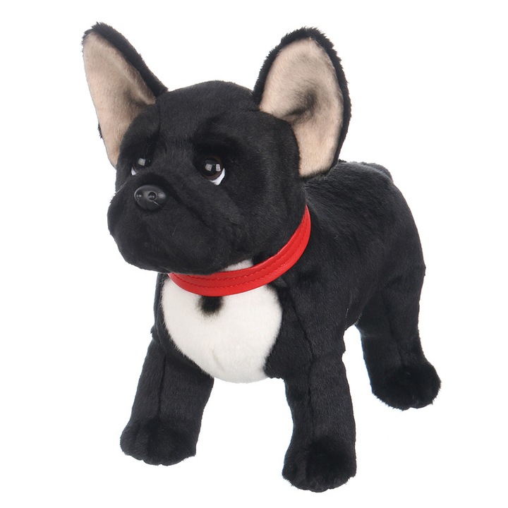 Кученце Pierrot - плюшен черен френски булдог - 33 см