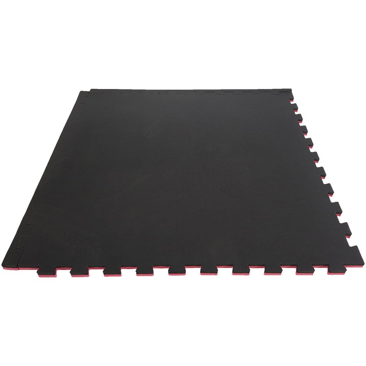 Tunturi Karate puzzle szőnyeg, piros/fekete