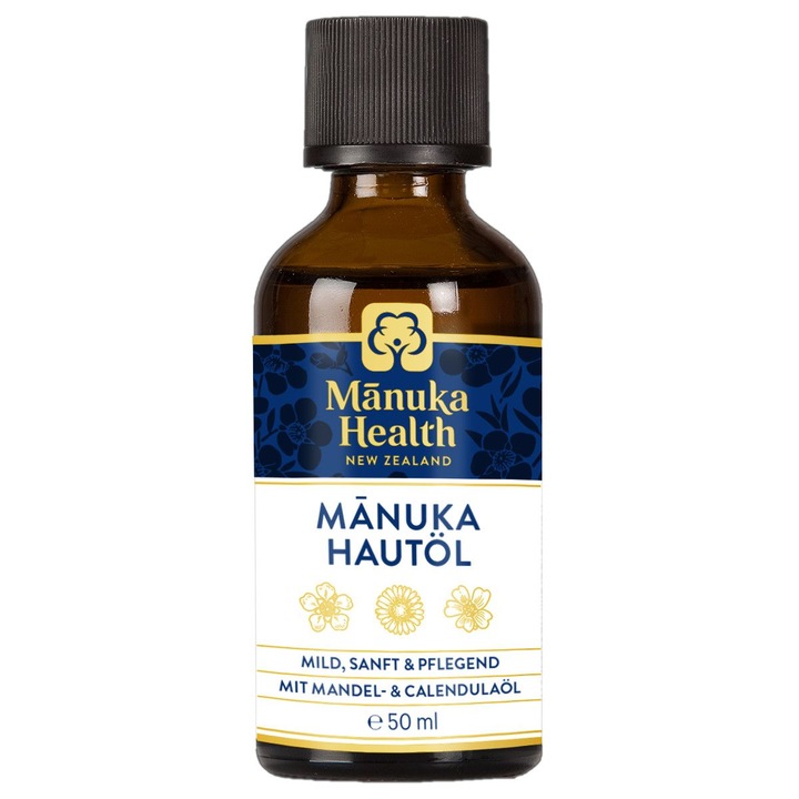 Ulei de fata si de corp cu miere de Manuka, Manuka Health, 50 ml