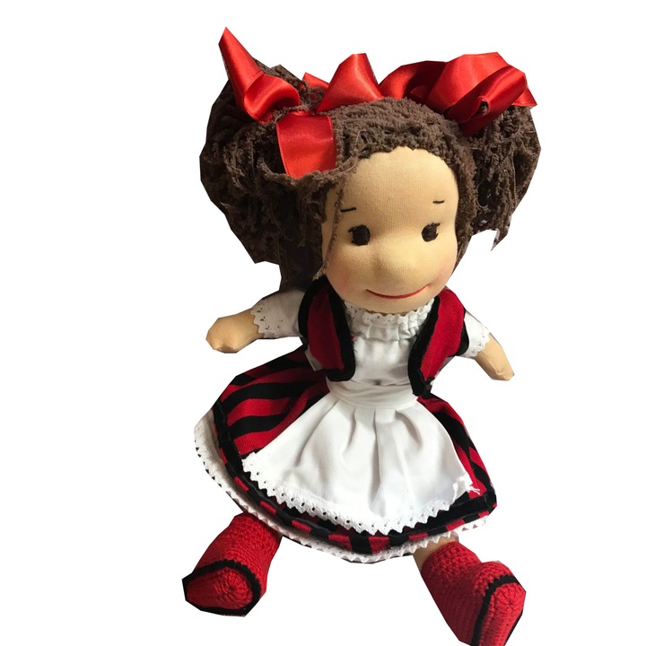 Székely ruhás Merus baba, 48 cm