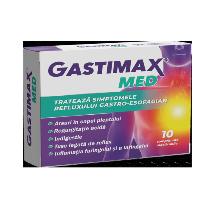 Gastimax Med, Fiterman, 10 comprimate masticabile