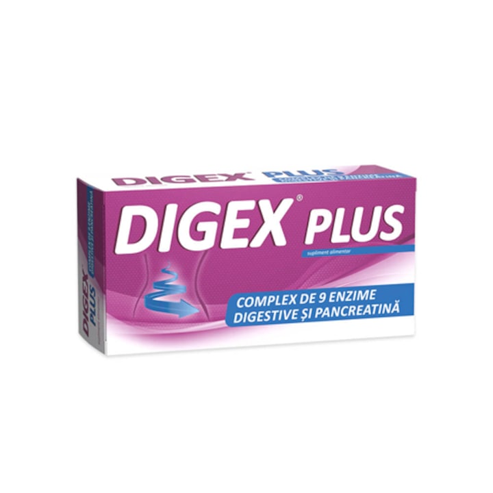 Digex Plus, Fiterman, 20 comprimate filmate gastrorezistente