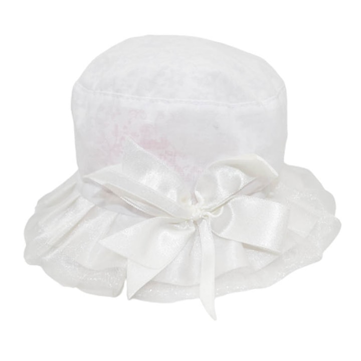 Шапка за момиче Piticot PL102, Бяла 38 см