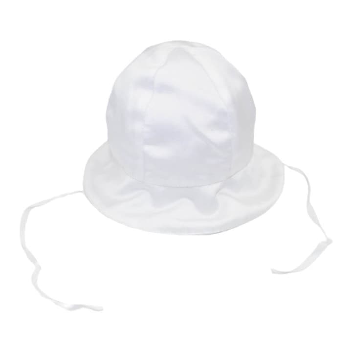 Шапка за момиче Christopher Baby Club PL103-40, Бяла 40 см