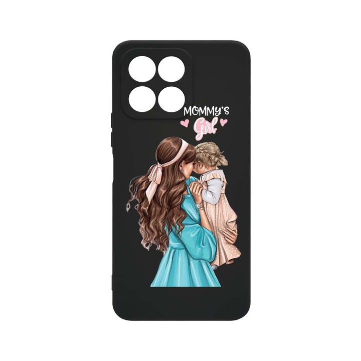 BestCase Liquid Szilikon telefontok, Honor X8 5G, Mommy's Girl, SLIM 1.2MM, kamera védelem, mikroszálas puha belső, PB 555