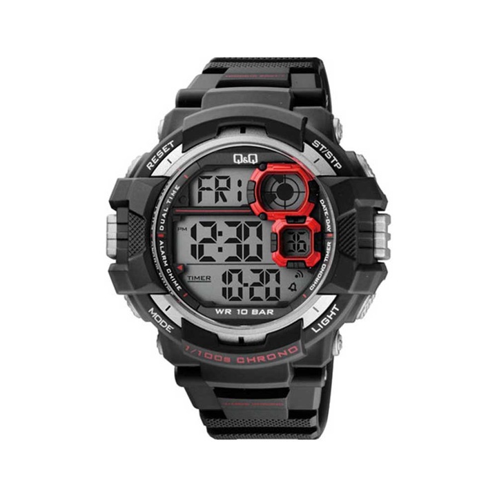 Ceas Barbatesc Q&Q M143J001Yaaaa, Gri, Negru