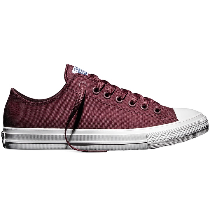 Tenisi Converse Chuck Taylor All Star II Ox Unisex, Deep Bordeaux/White