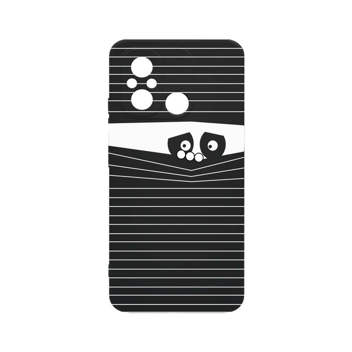 Husa BestCase® SLIM SIlicon 0.8MM, Compatibila Cu Xiaomi Redmi 12C, Look Back, Rezistenta la uzura, Protectie Camera, c-B 38