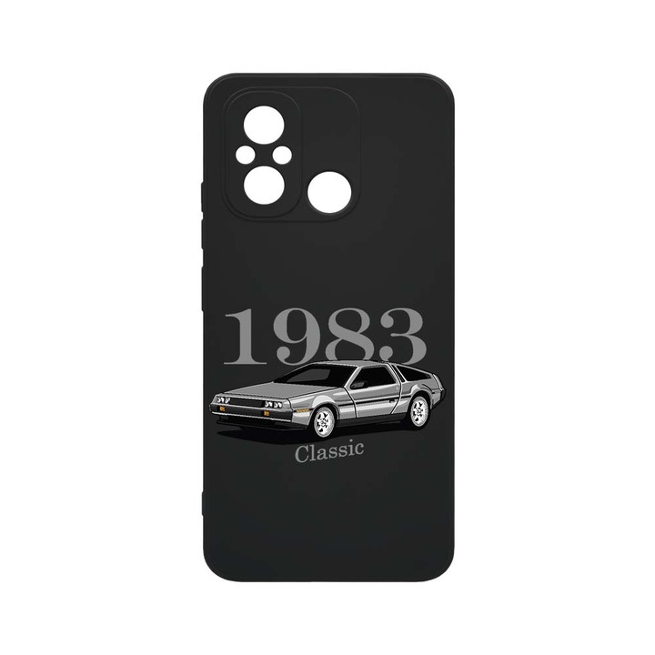 Husa BestCase® SLIM SIlicon 0.8MM, Compatibila Cu Xiaomi Redmi 12C, Classic Car, Rezistenta la uzura, Protectie Camera, c-B 813