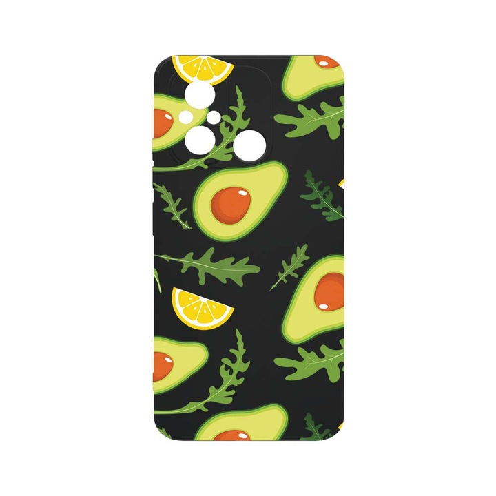 Husa BestCase® SLIM SIlicon 0.8MM, Compatibila Cu Xiaomi Redmi 12C, Avocado, Rezistenta la uzura, Protectie Camera, c-B 760