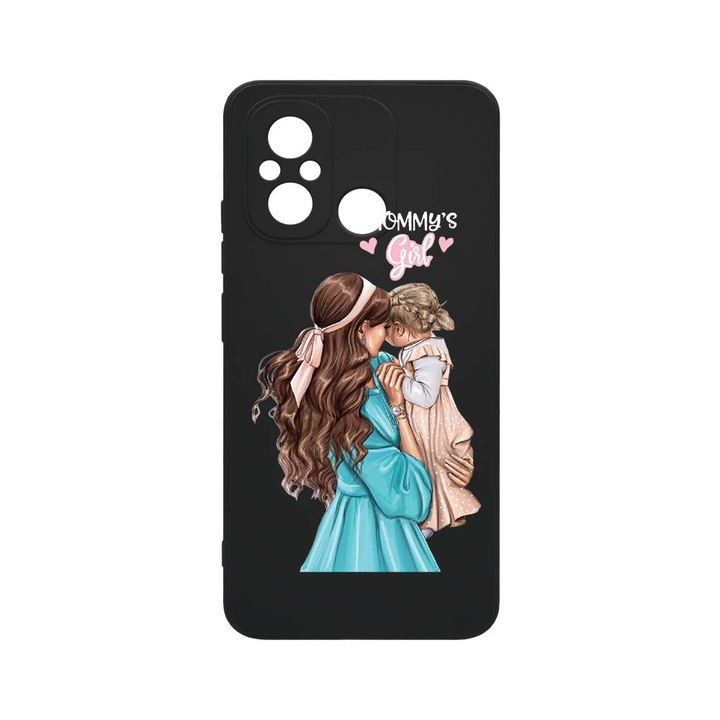Husa BestCase® SLIM SIlicon 0.8MM, Compatibila Cu Xiaomi Redmi 12C, Mommy's Girl, Rezistenta la uzura, Protectie Camera, c-B 555