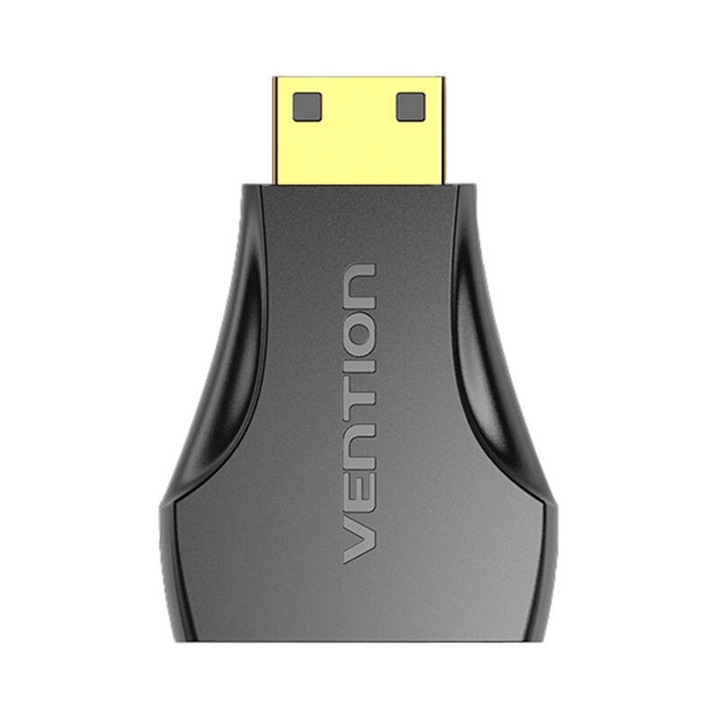 Adaptor HDMI M la mini HDMI F Vention AISB0 (negru)