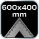 Raportor de acoperis 600 x 400 mm