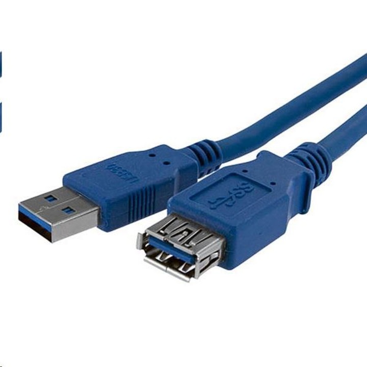 Cablu prelungitor, Startech, Tip USB, Albastru