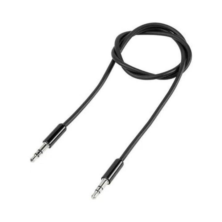 SpeaKa Professional Jack Audio Csatlakozókábel [1x Jack dugó, 3,5 mm-es - 1x Jack dugó, 3,5 mm-es] 1.00 m Fekete SuperSoft köpeny (SP-7870044)