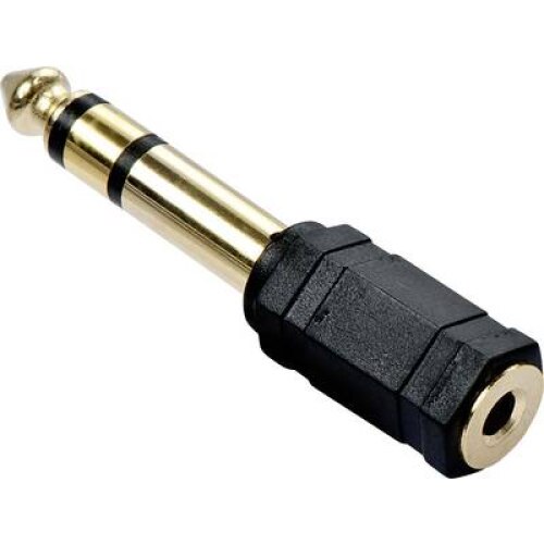 Lindy Prolunga Audio Jack 3.5mm M/F 3m, Connettori Dorati, Cavo Stereo Schermato, Nero