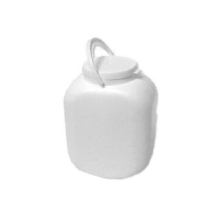 Bidon din Plastic pentru Lapte Alb 3 Litri