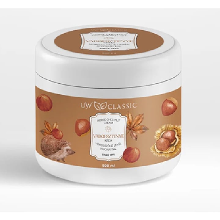 Crema pentru picioare cu extract de CASTAN salbatic si struguri rosii UW 500 ml (1x6)