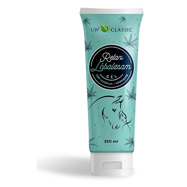 Balsam puterea calului UW classic Relax Gel +9 plante 250ml tub