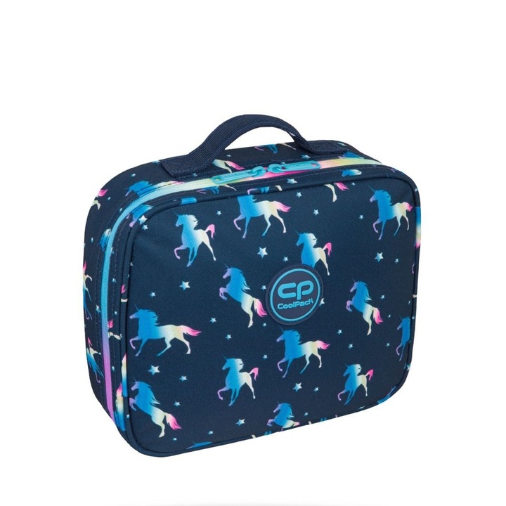 Чанта за храна Coolpack, Cooler Bag, Blue unicorn