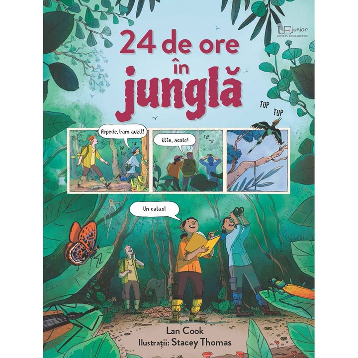24 de ore in jungla Usborne Books, 3 ani+