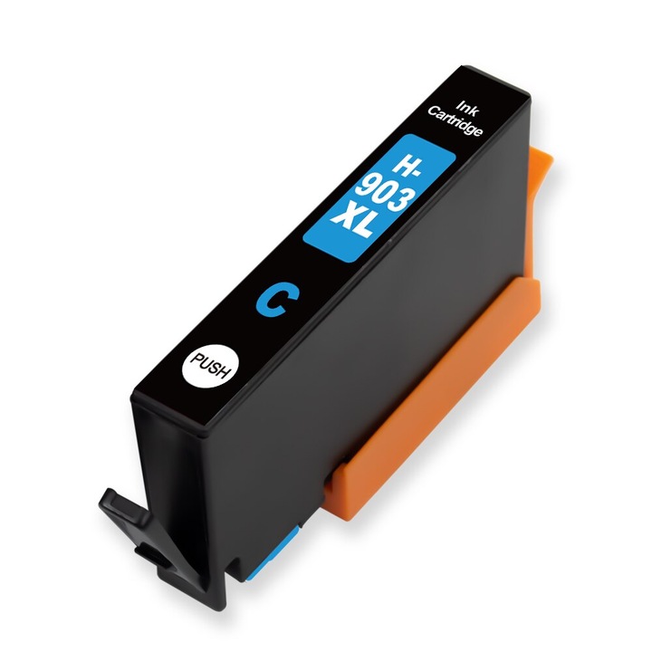 Cartus compatibil cu Hp 903C, cyan, 800 pagini