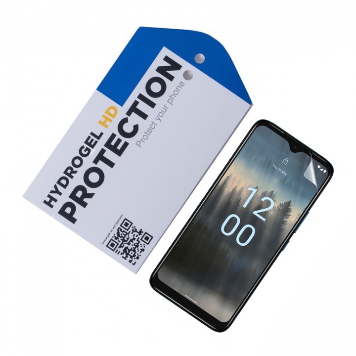 Удароустойчив протектор ОфисиТе за Nokia C12, Hydrogel HD, Матово покритие