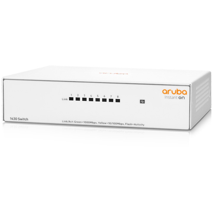 Switch Aruba R8R45A Instant On 1430, 8 porturi Gigabit