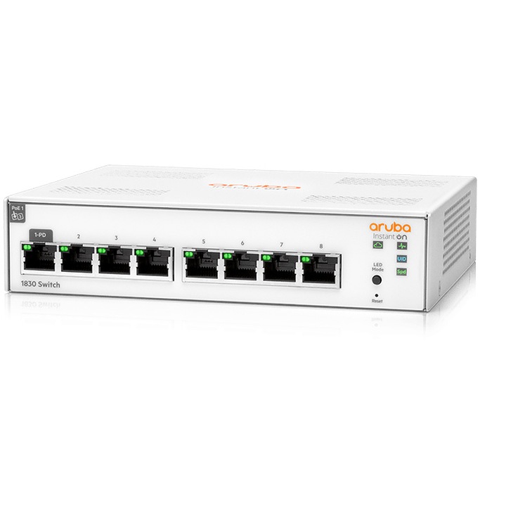 Switch Aruba JL810A Instant On 1830, 8 porturi Gigabit