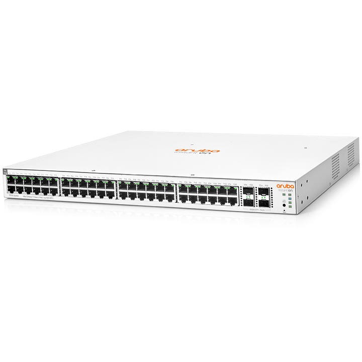 Switch Aruba JL686A Instant On 1930, 48 porturi Gigabit Class4 PoE 4SFP/SFP+ 370W