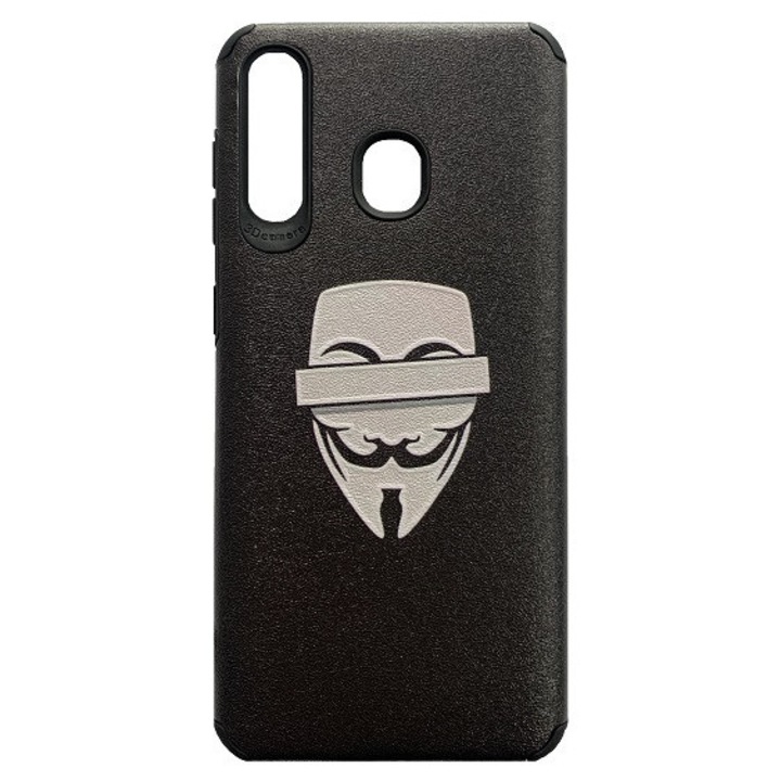 Husa Protectie Pentru Samsung Galaxy A20/A30, Silicon Spate, Model Anonymous