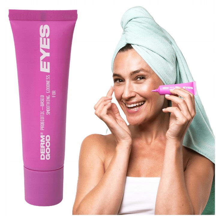 Szemkörnyékápoló Krém, Derm Good, Regeneráló és Ránctalanító, Avokádó-, Argán- és Shea Vajjal, Intenzíven Hidratál és Sima Felületűvé Teszi A Bőrt, 20 ml