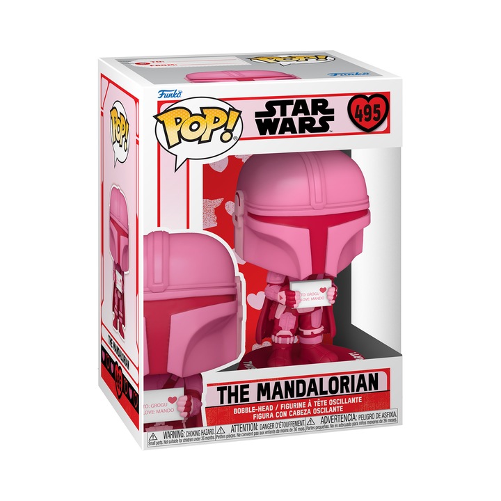 Figurina Funko POP! Star Wars: Valentines - The Mandalorian