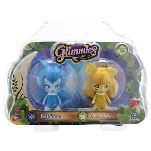 1 Petite Figurine Verte Lumineuse Giochi Preziosi Glimmies