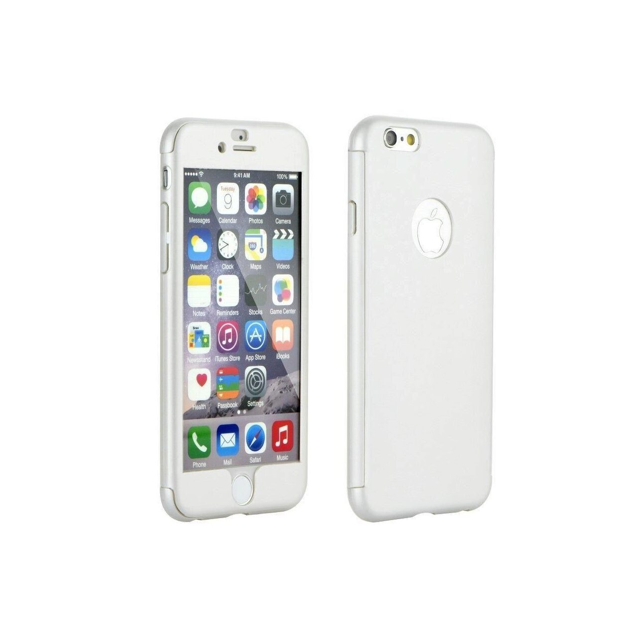 Carcasa Husa APC GSM Alba Acoperire Totala 360 Pentru Iphone 7 Plus