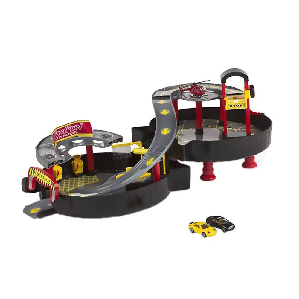 Parcare-garaj cu gentuta si vehicole diecast