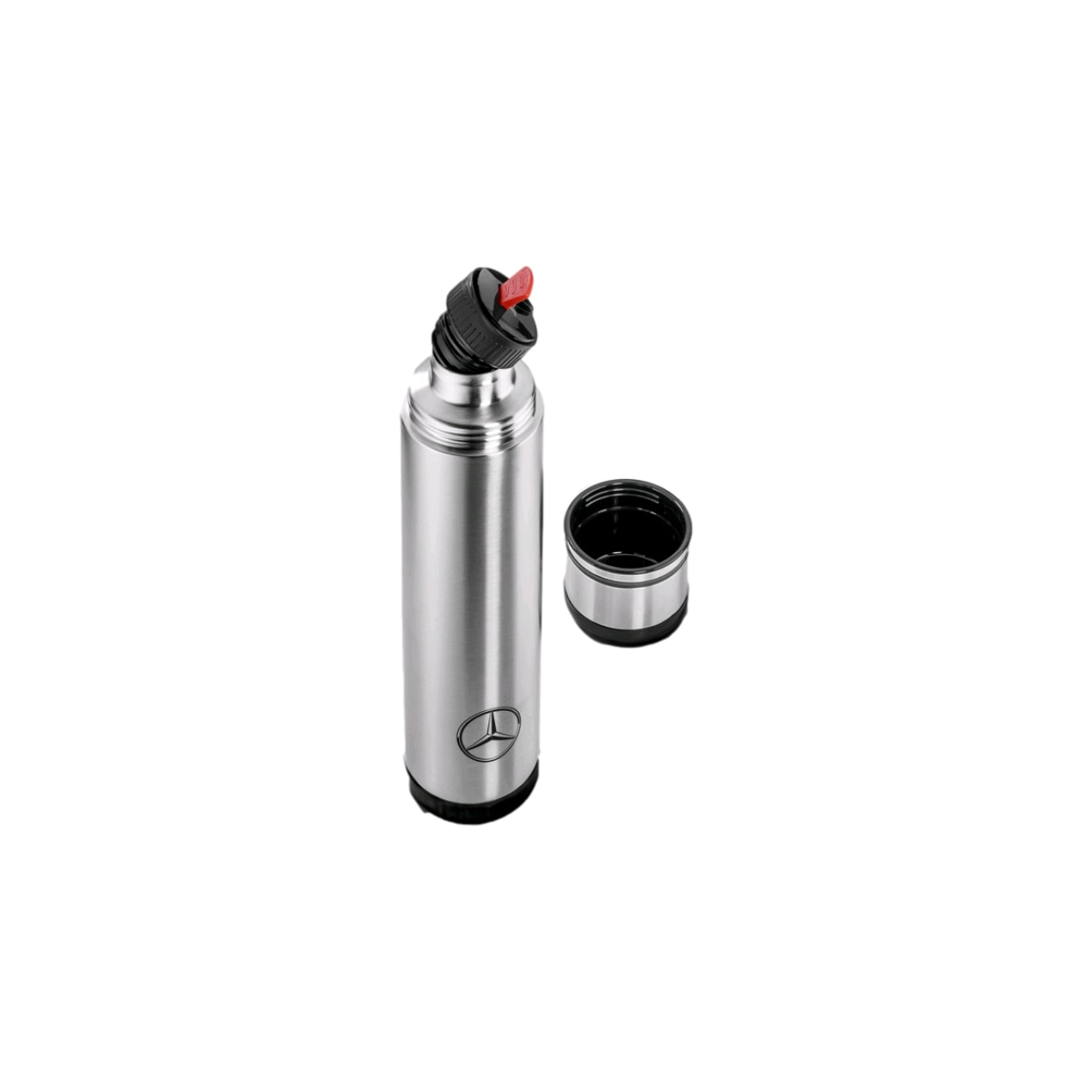 Thermos Mercedes, 1l, Inox, Negru