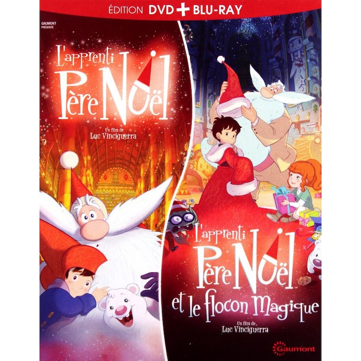 L'Apprenti Pere Noël / L'apprenti Pere Noël et le Flocon Magique [2xBlu-Ray]+[2DVD]
