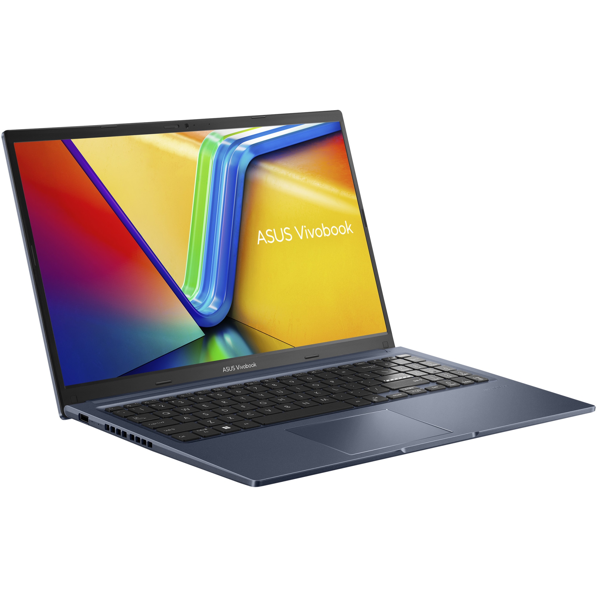Laptop ASUS Vivobook 15 M1502XA cu procesor AMD Ryzen™ 7 7840HS pana la 5.1GHz, 15.6'', Full HD, IPS, 8GB DDR5 RAM, 512GB SSD, AMD Radeon™ Graphics, No OS, Quiet Blue