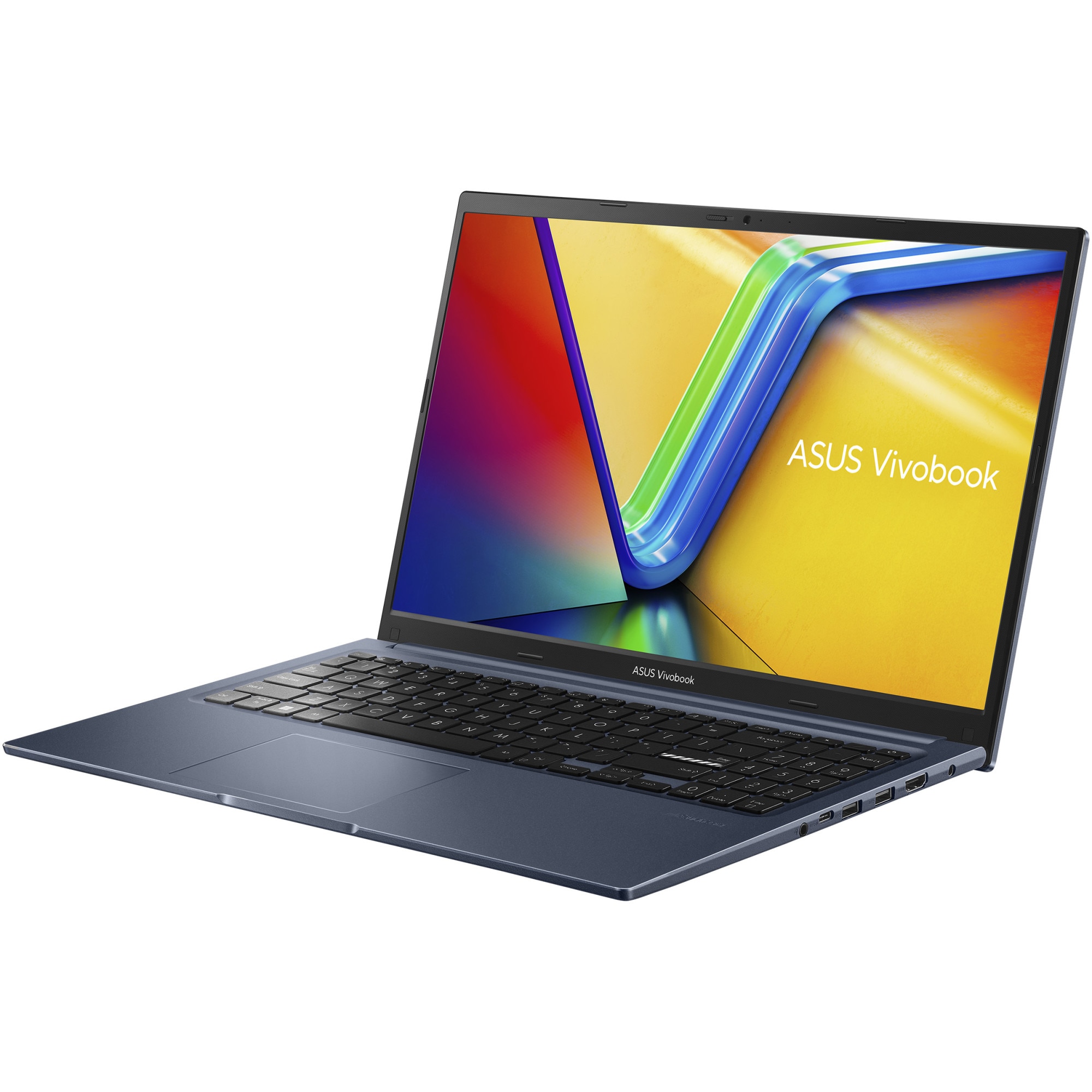 Laptop ASUS Vivobook 15 M1502XA cu procesor AMD Ryzen™ 7 7840HS pana la 5.1GHz, 15.6'', Full HD, IPS, 8GB DDR5 RAM, 512GB SSD, AMD Radeon™ Graphics, No OS, Quiet Blue