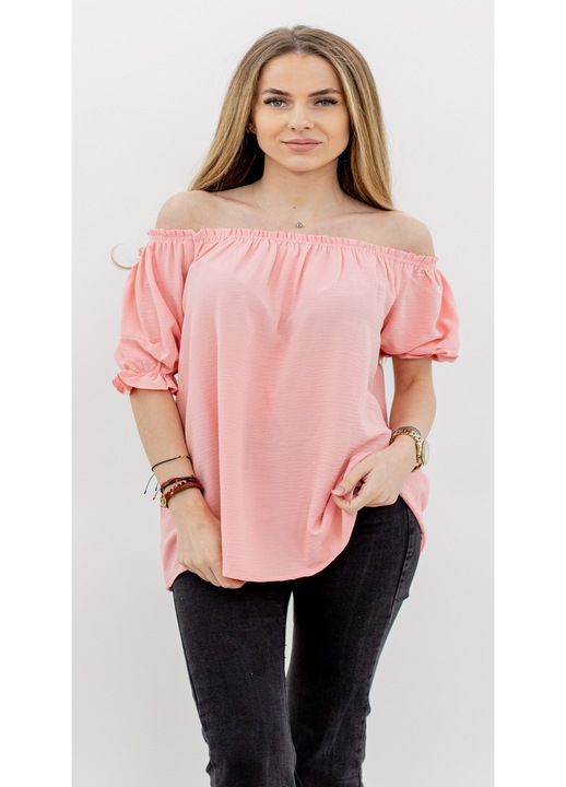 Bluza dama 2311, Roz pudrat