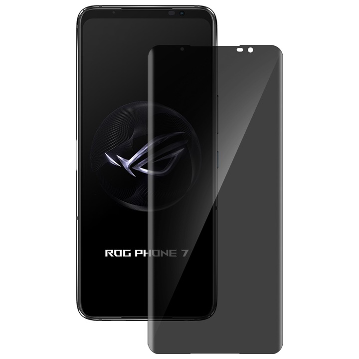 Folie privacy SILKASE pentru Asus ROG Phone 7 Ultimate, protectie ecran, silicon