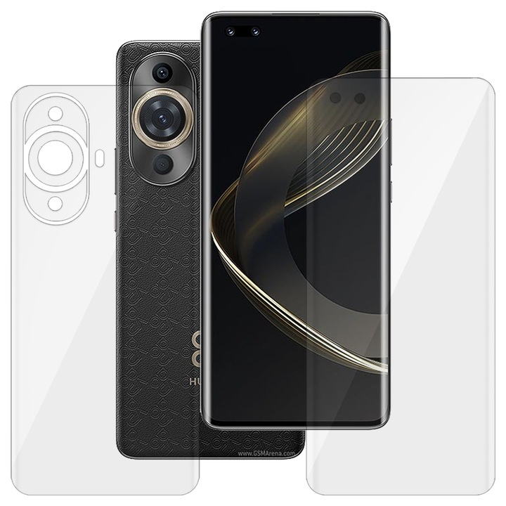 Set 2 folii SILKASE pentru Huawei Nova 11 Pro, protectie telefon, silicon regenerabil